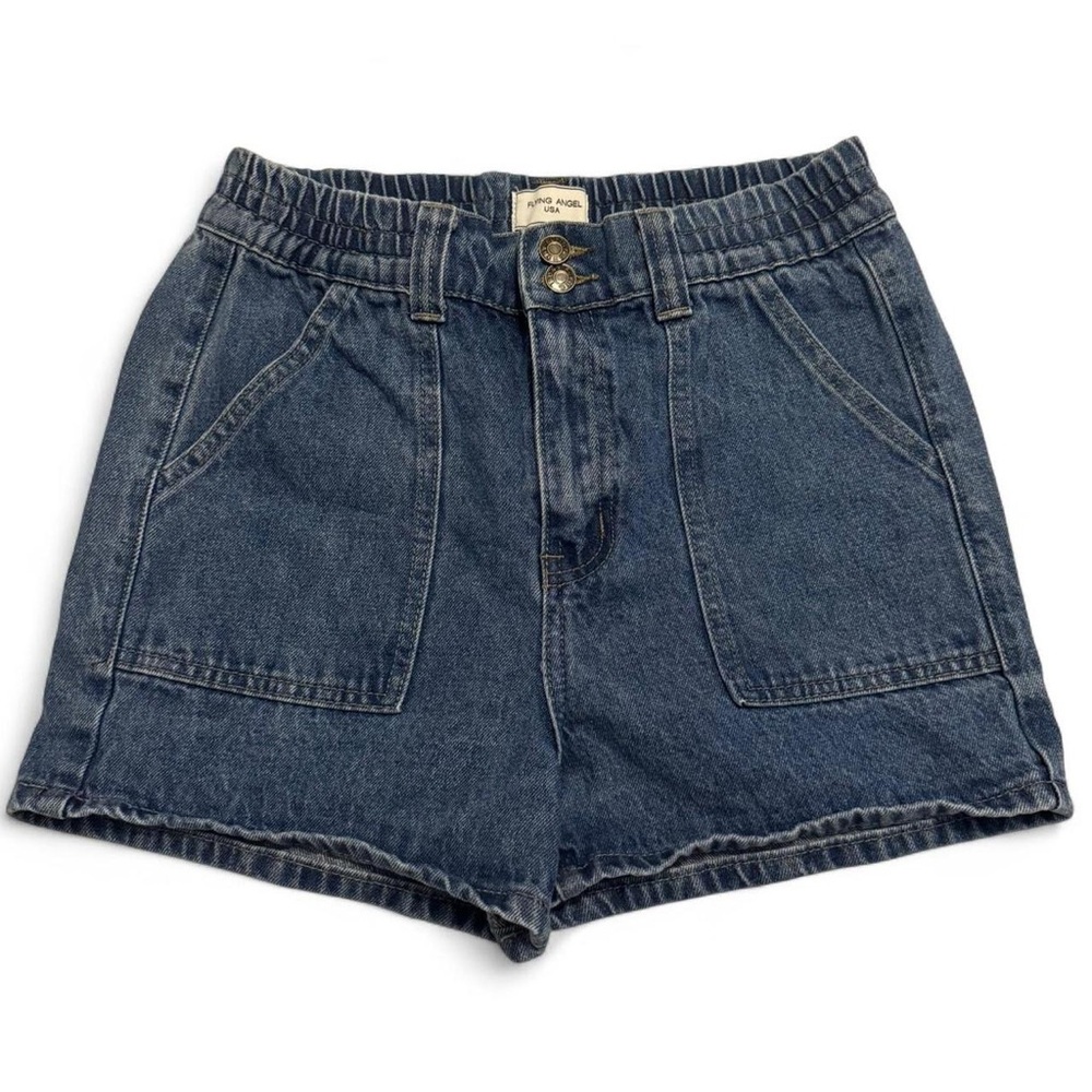 Flying‎ Angel USA Blue Jean Shorts, Size 5 EUC